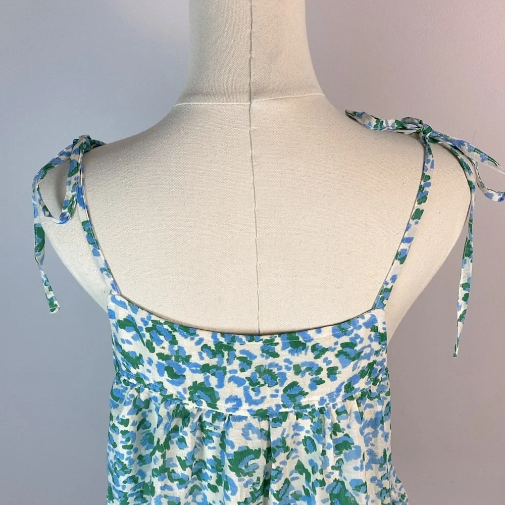 Entro It's A New Beginning Green Leopard Tank - Picture 8 of 15